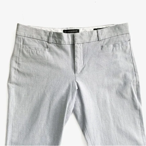 Banana Republic Sloan Gray Ankle Pants Women’s 4 Career Pants - Picture 4 of 10